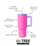 Trek Kids Tumbler with Silicone Straw Lid E2