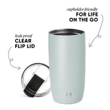 Voyager Tumbler with Clear Flip Lid & Straw F3